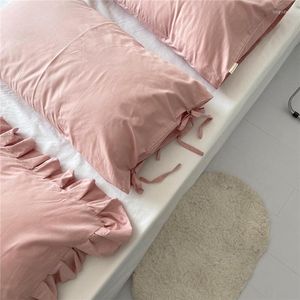 Taie d'oreiller bonne qualité japon 48 74 cm taie d'oreiller de couchage mignon rose bref double couverture