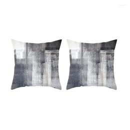 Taie d'oreiller Homeware Sofa Cover Abstract Peach Skin Aquarelle Print Cushion 21