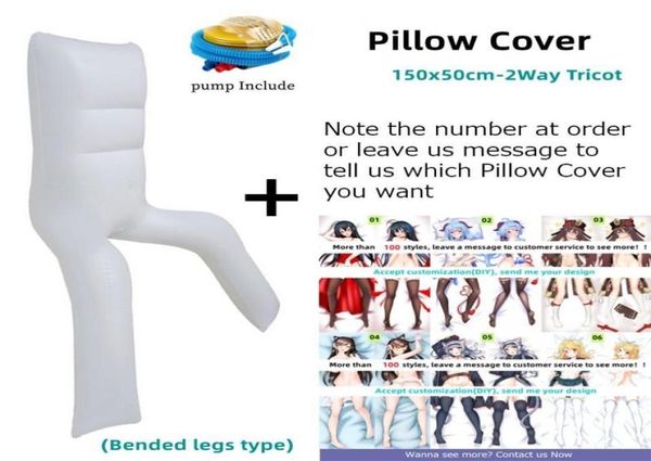 Caisse d'oreiller gonflable genshin impact anime dakimakura sexy outils sexuels 50x150 corps 2WT oreillers azur lanepillowpillow8217709