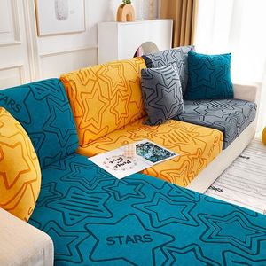 Pillow Case Jacquard Sofa Cushion Cover Thick Elastic For Living Room Armchair Corner Cushions Seats Slipcover Couch 220623