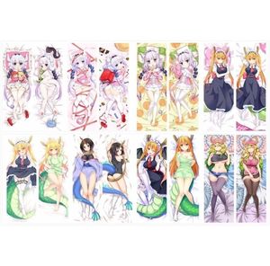 Caisse d'oreiller anime japonais Miss Kobayashi039 Dragon Maid Kanna Kamui Tohru Hugging Body Dakimakura Pillow Y200104283L9190244