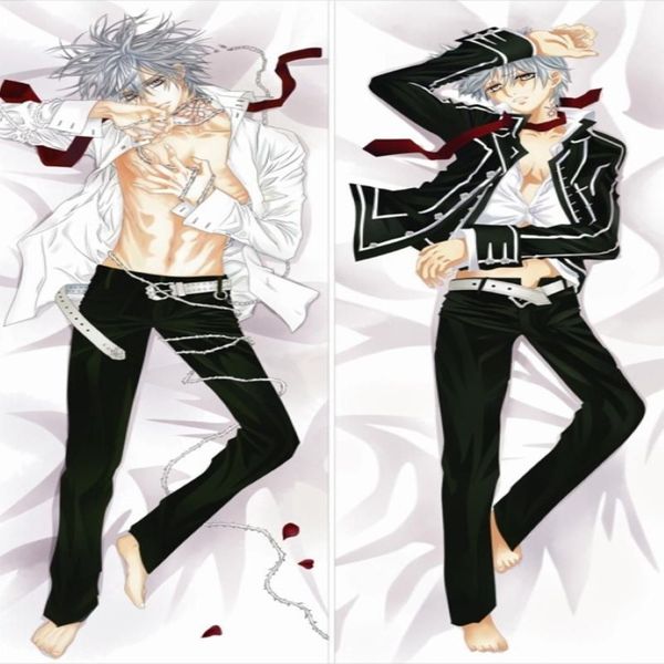 Funda de almohada Anime japonés Vampire Knight Kiryu Zero Dakimakura Funda de almohada Fundas de cama para el cuerpo 322P