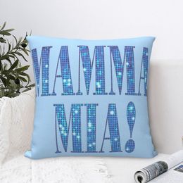 Kussensloop Mamma Mia Disco Square Pillowcase Polyester Cover Velvet Cushion Decor Comfort Throw voor thuisauto 230531