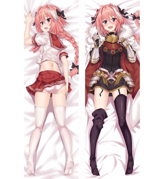 Funda de almohada Mxdfafa Japón Anime Fatestay Night Cover Cubre Dakimakura 3D Ropa de cama de doble cara Abrazando el cuerpo Funda de almohada 8983324