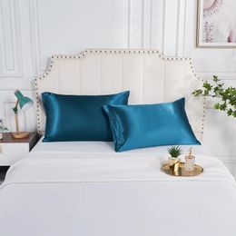 Kussens kussens voor slapende nek voor slaapkamer kussencover zijdeachtige satijnen haar schoonheid comfortabel thuis decor groothandel 240401