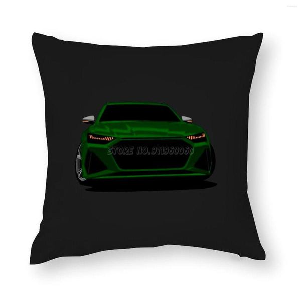 Taie d'oreiller RS6 Avant Pour La Maison Couverture De Voiture Coussin Taille Canapé A6 S6 Passionné Amant Wagon Allemand