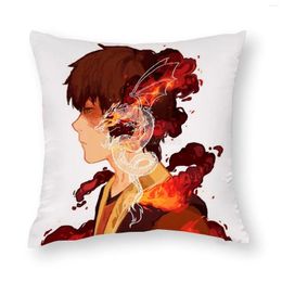 Kussensloop Zuko Home Decoratief vierkante drukklep Deksel Sofa Cushion De laatste airbender