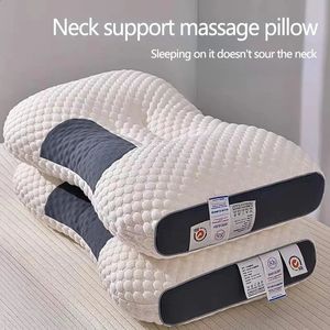 Pillow Cervical Orthopedic Neck Help Sleep And Protect The Household Soybean Fiber SPA Massage For Sleeping 231102