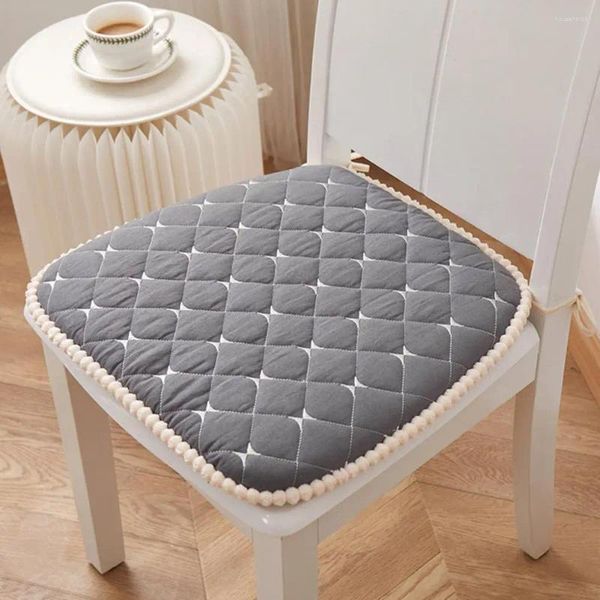 Tapis de chaise avec fermeture éclair, siège confortable, facile à nettoyer, sangle fixe pour la maison, le bureau, les coussins de salle à manger en bois