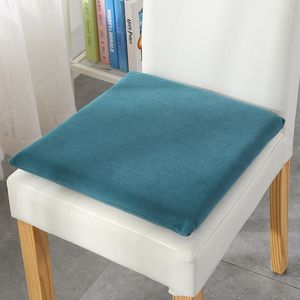 Cojín para silla de comedor, asiento de tela de felpa, espuma viscoelástica, suave, cómodo, para oficina, hogar, dolor de coxis