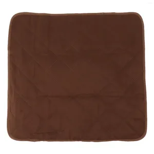 Coussinets de chaise d'oreiller légers élargie Applicabilité Absorption d'eau brune Coton antidérapant pour la maison