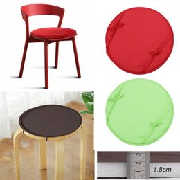 Oreiller chaise ronde couleur bonbon, avec cordon de serrage, coussin de siège pour bureau, jardin, cuisine, salle à manger