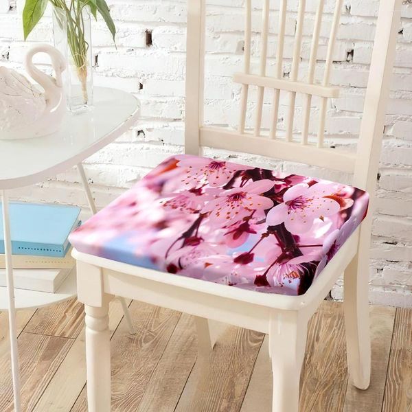 Almohada de cerezo flores de cereza silla de impresión respaldo s tapete de reposo sillas de casas de vehículos recreativos