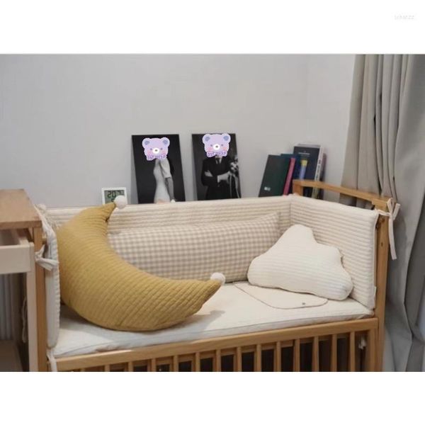 Almohada para niños con forma de luna, protección para la cabeza del bebé, sala de lactancia, accesorios Po, decoración