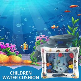 Oreiller les tampons d'eau pour enfants: padis gonflable pad marin de durée de vie de vie de vie de sol glace bébé pvc le