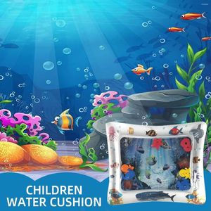 Oreiller les tampons d'eau pour enfants: padis gonflable pad marin de durée de vie de vie de vie de sol glace bébé pvc le