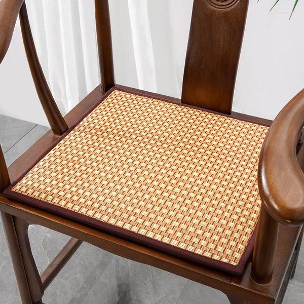 Oreiller chaise de tapis de canne glacée chinoise en été