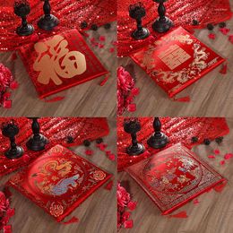Kussen Chinese stijl stoel roodjaar Valentijnsdag bruiloft geschenken Home Decor Blend knielen vierkante baai venster banken achter kussens