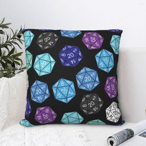 Pillow Colorful Throw Case DnD Board Game Home Sofa Chair Print Decorative Hug Pillowcase