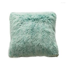 Kussen comfortabel thuisbed pluche deksel 42 42 mm geen binnenste lange pluishuizen de coussin groen oranje zachte kisten dec x66