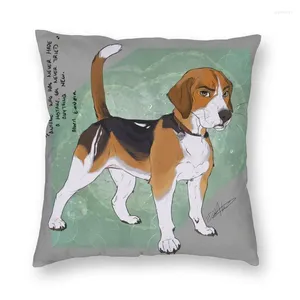 Oreiller cool beag dog couvercle canapé décor à la maison amant de compagnie de compagnie de mise au carré case 40x40cm