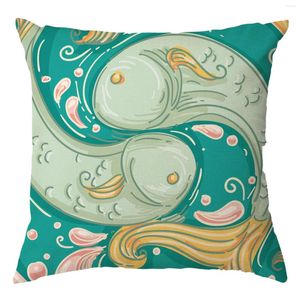 Oreiller Cool taie d'oreiller pour dormeurs surdimensionnés douze Constellations série couverture couvre-oreillers plaine canapé oreillers