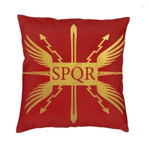 Kussen cool spqr De Romeinse senaat en mensen vierkant deksel huisdecor 3d Two Side Print Empire voor bank