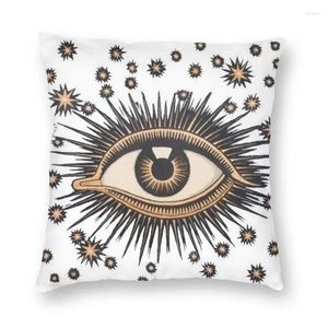 Kussen Cool Vintage Mystic Eye Cover Decoratie 3D Dubbelzijdig Print Spiritueel Amulet voor auto