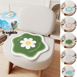 Kussenkoeling ijs zijden stoel stoel bloem vorm kantoor s ademende koelere mat voor auto slaapzaal eetkamer