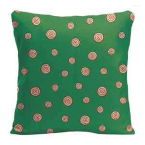 Oreiller coton lin rayé point jeter décoratif géométrie taie d'oreiller personnaliser cadeau de haute qualité pour canapé