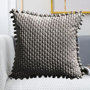 Cubierta de almohada estuche de lanzamiento lavable 45x45cm diseño de sofa de diseño