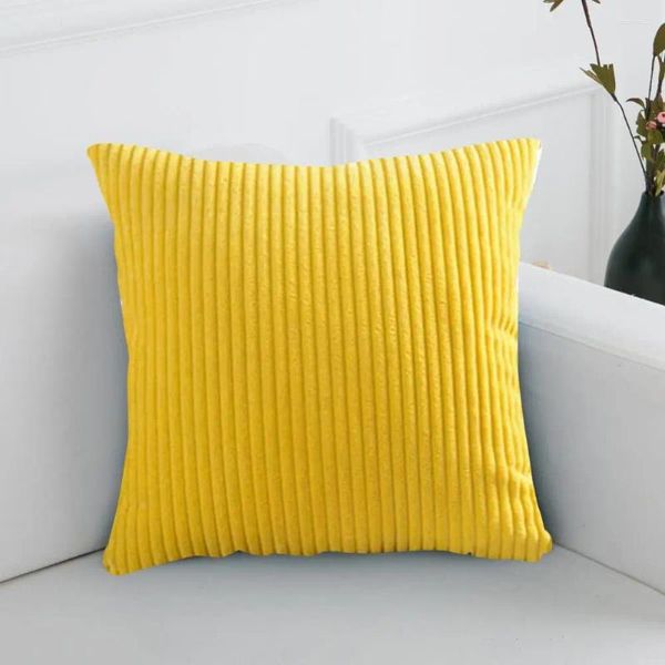 Funda de almohada con cremallera, funda de almohada lavable, sofá de felpa, decorativa duradera y elegante para el hogar