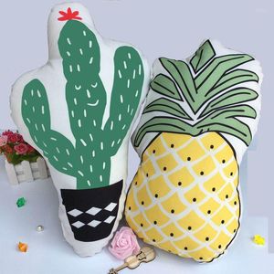 Kussen creatief schattig fruit ananas cactus zit billen ontspannen sofa pad home decor dames en heren onderlaag