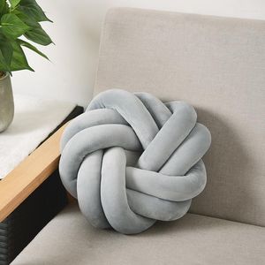 Oreiller créatif boule nouée jeter taille retour maison canapé-lit décor poupées jouets pour enfants adultes