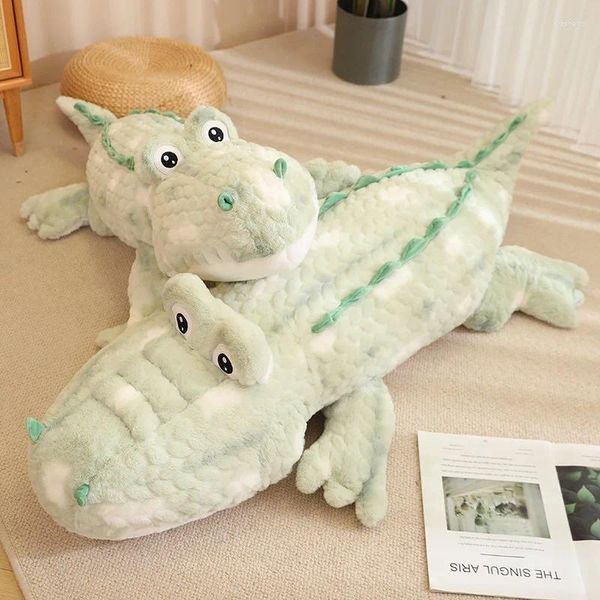 Oreiller crocodile frais mignon de designer vert animal enfant cadeau maison cojines chaise canapé chaise longue jet literie décorer