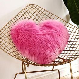 Coussin coussindécoratif oreiller de coeur rose