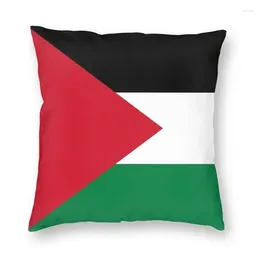 Kussen Aangepaste Vlag Van Palestina Gooi Case Decoratie 3D Dubbelzijdige Print Patriottische Cover Voor Woonkamer