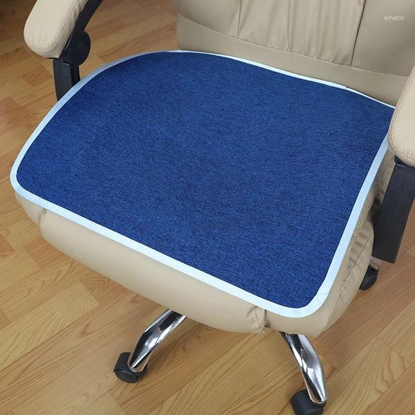 Almohada personalizada en forma de U asiento impermeable fino S para almohadillas de silla de oficina decorativas extraíbles y lavables