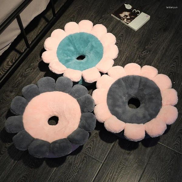 Oreiller mignon de siège de pétale fleur tatami tampon de cusion chaise douce canapé canapé de décoration de sol épais cadeau