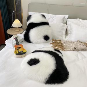 Oreiller Mignon En Peluche Kawaii Panda Fenêtre Canapé Siège Taille Bureau Chaise De Bureau Étage S Oreillers Décor Chambre Pad