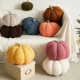 Oreiller mignon citrouille en peluche peluche oreillers ornementaux créatifs pour salon canapé sol lit chaise enfants cadeaux de petite amie