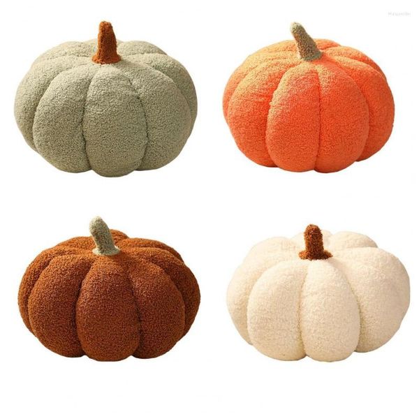 Almohada linda simulación calabaza llamativa decorativa ampliamente uso peluche relleno de Halloween