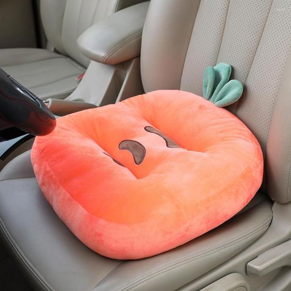 Almohada linda suave y cálida para estudiantes, silla de oficina para coche, sofá, piso de esquina, almohadilla para niños, respaldo Lumbar, mantas de felpa