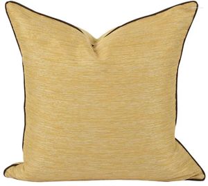 Kussen schattige gele geometrische eenvoudige decoratieve doek kussen/almofadas kast 45 50 Europees moderne ongebruikelijke cover Home Decorating