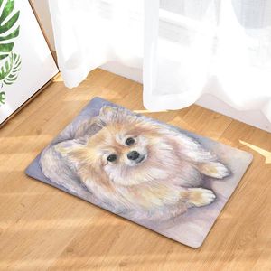 Kussen /decoratieve cartoon dierenprint decoratieve deurmatte hondengirafpatroon anti slip toegang tapijt woonkamer tapijt tapijt huisdecor k