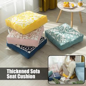 Kussen /decoratief katoenen canvas geborduurde stoel huis tatami futon 40 cm vierkante dikke decor bank vloer sofa stoel cus