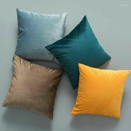 Oreiller couverture décorative pour salon canapé nordique Housse De Coussin 40x40 couleur unie Massage canapé oreillers