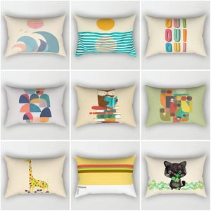 Kussen Decoratieve Thuis Kussens Case Voor Sofa Cover Nordic 40x60 cm 30 50 cm 40 60 leuke kinderen Kussensloop Cartoon Dier