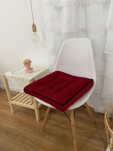 Oreiller / décorative chaise en peluche cristalline multicolore S Mat à pain en dentelle mince en rideau tatami tatami tampon décoratif maison décorative