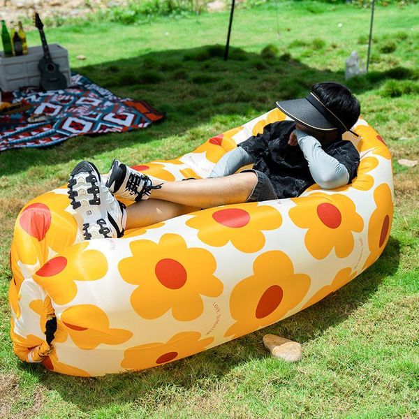 Oreiller/décoratif extérieur canapé gonflable étanche Camping pause déjeuner plage Portable lit/décoratif